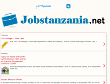 Tablet Screenshot of jobstanzania.net
